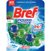 Bref Power Active Juicy Pine Toilet Cleaner Block 50g