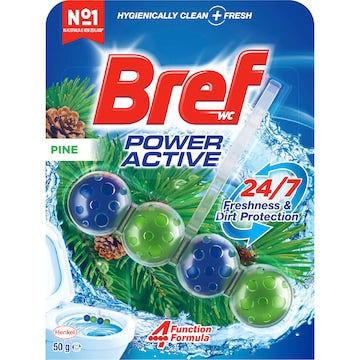 Bref Power Active Juicy Pine Toilet Cleaner Block 50g