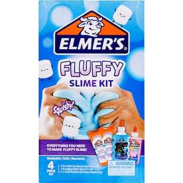 Elmer's Fluffy Slime Kit 4 pack