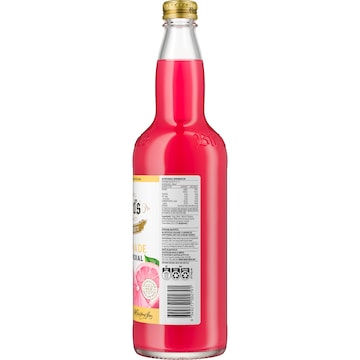 Bickford's Cordial Pink Lemonade 750mL