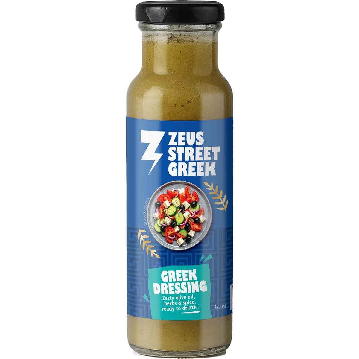 Zeus Street Greek Salad Dressing 250mL