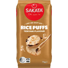 Sakata Rice Puff Crisps Teriyaki 73g