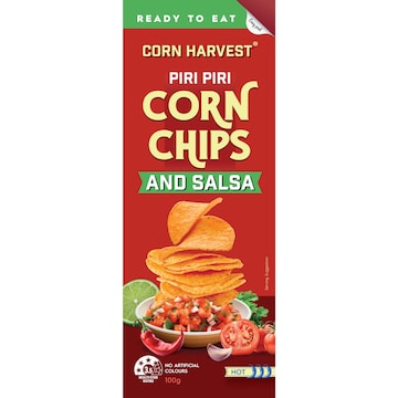 Corn Harvest Corn Chips & Salsa Piri Piri 100g