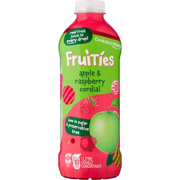 Apple & Raspberry Fruit Drink Concentrate 1L