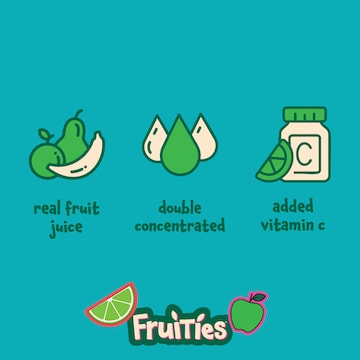 Apple & Raspberry Fruit Drink Concentrate 1L