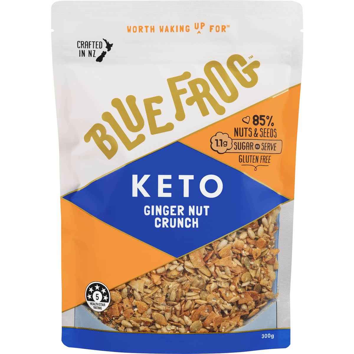 Blue Frog Keto Ginger Nut Crunch Mix 300g