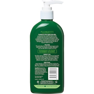 Plunkett's 99% Pure Aloe Vera Gel 240mL
