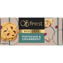 OB Finest Biscotti Biscuits Pistachio & Cranberry 100g