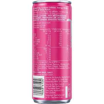 Red Bull Energy Drink White Peach Edition 250mL