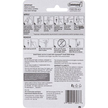 Command Everyday Value General Purpose Small Hooks 4 pack