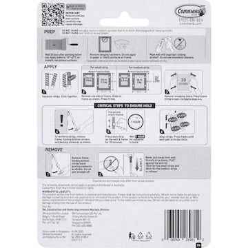 Command Everyday Value Picture Hanging Strips Small & Medium 8 pack