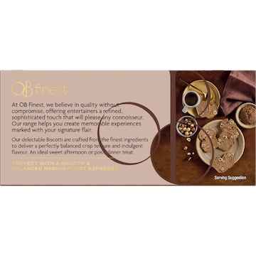 OB Finest Biscotti Biscuits Hazelnut & Cocoa 100g