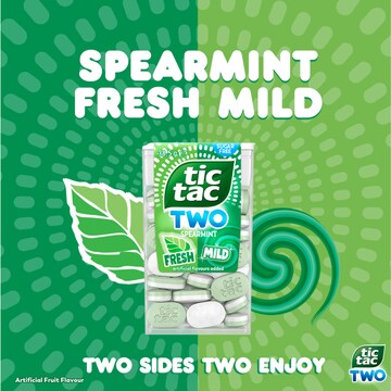 Tic Tac Two Spearmint 38.5g 38 pack