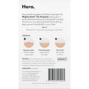 Hero. Mighty Pimple Patch Original 39 pack