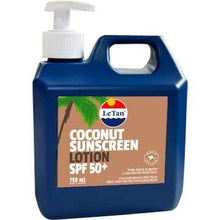 Le Tan Coconut Sunscreen Lotion SPF 50+ 750mL