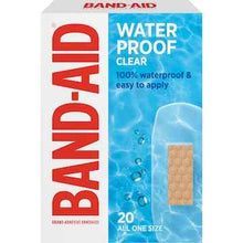 Band-Aid Waterproof Clear Regular Strips 20 pack