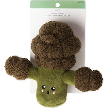 Oscar & Friends Plush Broccoli Dog Toy each