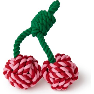 Oscar & Friends Cherry Rope Dog Toy each