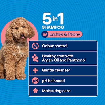 Purina Total Care Nourishing Shampoo For Dogs Lychee & Peony 300mL