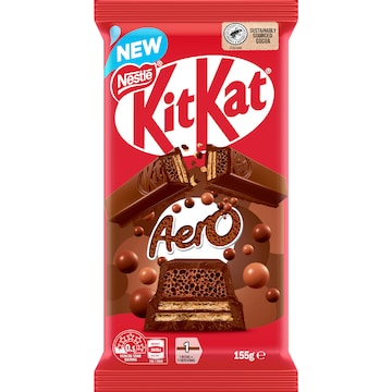 KitKat Aero Milk Chocolate Block 155g