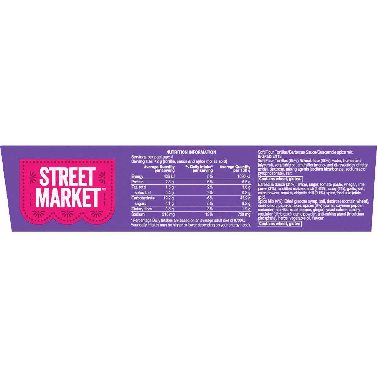 Old El Paso Street Market Soft Taco Kit Barbacoa 255g