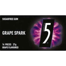 5Gum Grape Spark Sugar Free Chewing Gum 27g