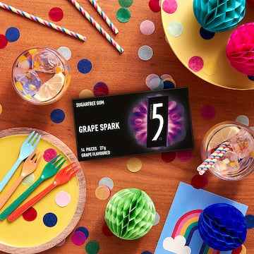 5Gum Grape Spark Sugar Free Chewing Gum 27g