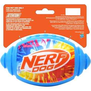 Nerf Dog Colour Grip Squeak Football Toy each