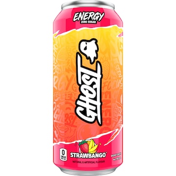 Ghost Energy Zero Sugar Strawbango Can 500mL