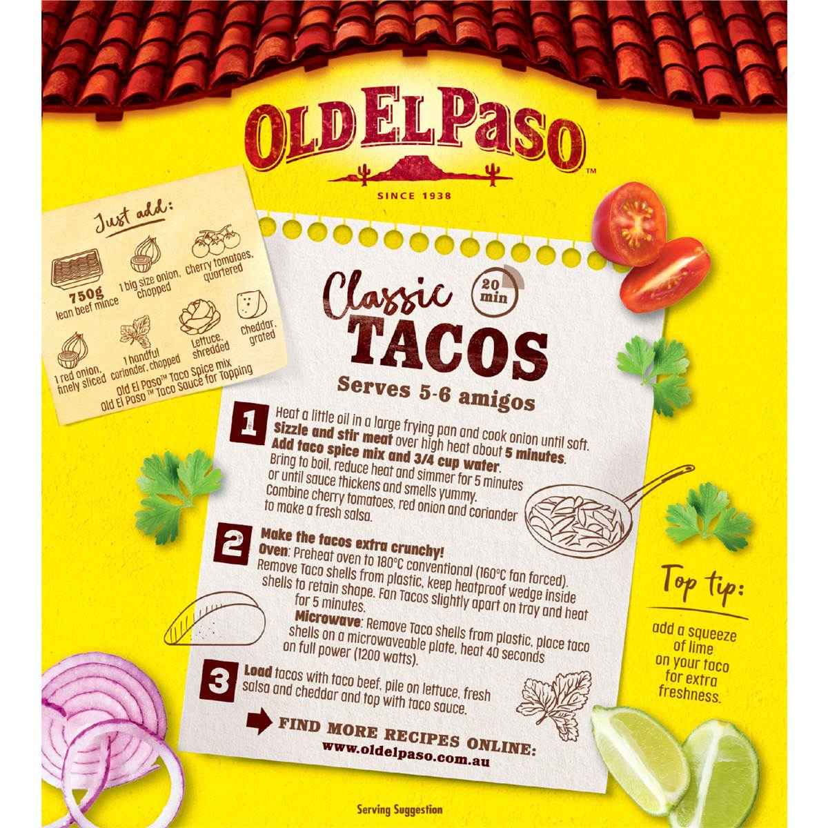 Old El Paso Original Taco Shells Family 18 pack