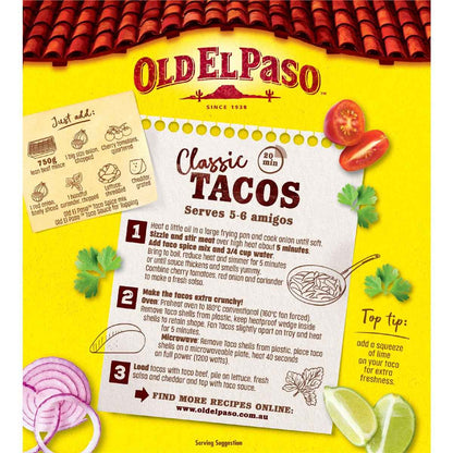 Old El Paso Original Taco Shells Family 18 pack