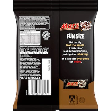 Mars Cookie Dough Chocolate Snack & Party Bag 192g