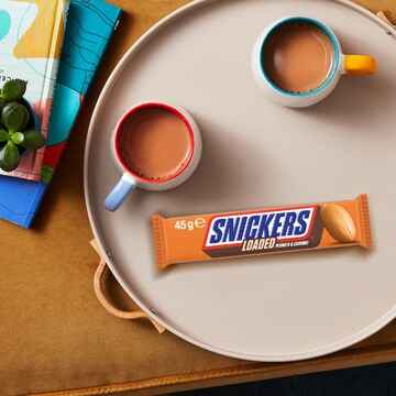 Snickers Loaded Chocolate Bar Peanuts Caramel 45g