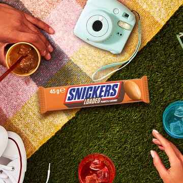 Snickers Loaded Chocolate Bar Peanuts Caramel 45g