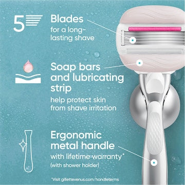 Gillette Venus ComfortGlide Olay Razor With Refill Sugarberry each