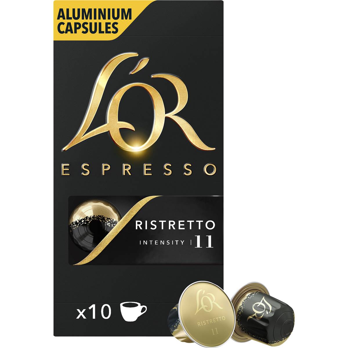 L'OR Espresso Ristretto Intensity 11 Coffee Pods 10 pack
