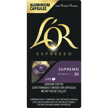 L'OR Espresso Supremo Intensity 10 Coffee Pods 10 pack