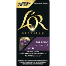 L'OR Espresso Supremo Coffee Pods Nespresso Compatible 10 pack