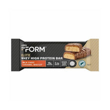 COLES PERFORM ELITE WHEY HIGH PROTEIN BAR CARAMEL BISCUIT 60G