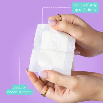 Boddi In the Buff Body Wax Strips Sensitive Beach Coconut 40 pack