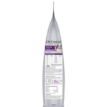 Optimum Adult Multi Chicken Dry Cat Food 2.8kg