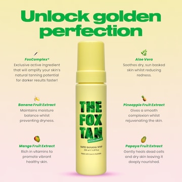 The Fox Tan Rapid Banana Whip 200mL