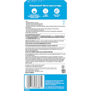 Voost Hydrate Plus Magnesium Electrolyte Tablets Citrus 24 pack