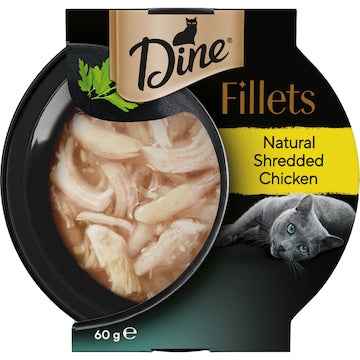 Dine Fillets Wet Cat Food Shredded Chicken 60g