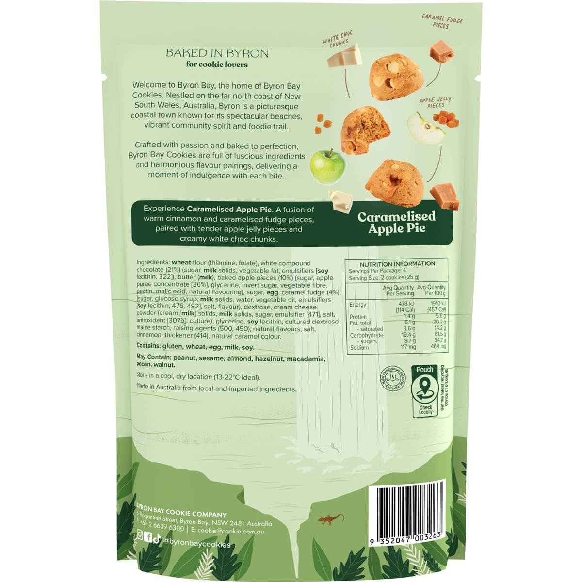 Byron Bay Caramelised Apple Pie Cookie Bites 100g