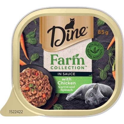 Dine Farm Collection In Sauce Chicken Wet Cat Food 85g