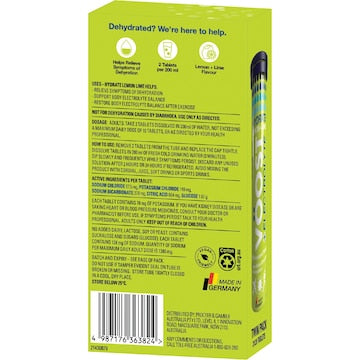 Voost Hydrate Effervescent Tablets Lemon Lime 40 pack