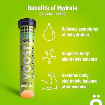Voost Hydrate Effervescent Tablets Lemon Lime 40 pack