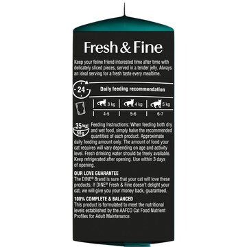 Dine Fresh Fine Wet Cat Food Chicken Turkey & Duck In Jelly 50g x 6 pack