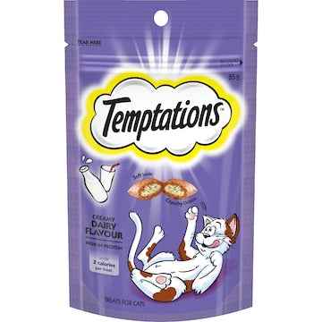 Temptations Creamy Dairy Cat Treats 85g